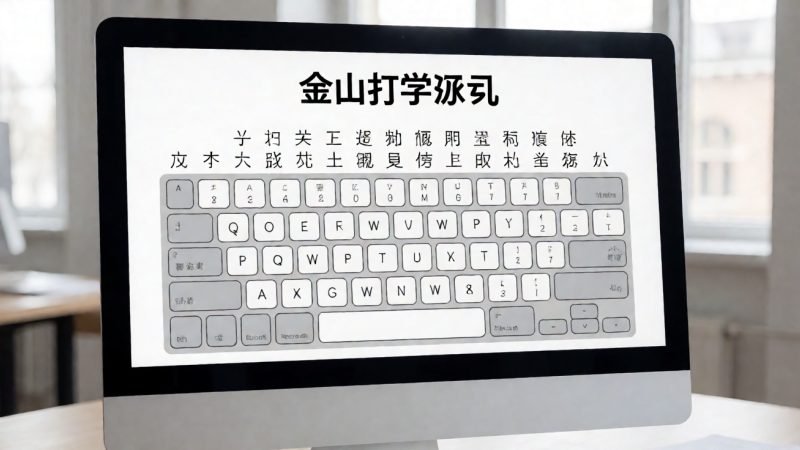 金山打字练习 示意图